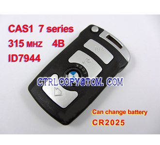 BMW 7series  4 buttons Remote control  CAS1 ID7944 315MHZ