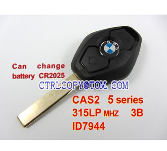 BMW  5series remote control  CAS2 ID7944 315LPMHZ