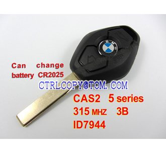 BMW 5 Series Remote control CAS2  ID7944 315MHZ