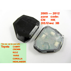 Toyota 3B remote control 2005-2012 315.12MHZ  CN HK