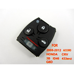 Honda CRV ,Accord remote 433mhz ID46 3 button G8D ( 2008-2012)
