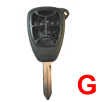 Тип G-Chrysler дистанционного ключа корпуса