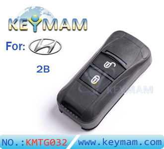 Hyundai Elantra 2 button folding key shell