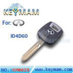 Infiniti ID4D60 transponder key 