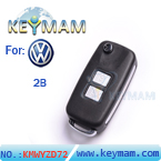 Jetta, Gore, Chery QQ 2 Button Flip Remote Key Shell