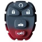 Buick Enclave 5 button remote button (10pcs/lot)