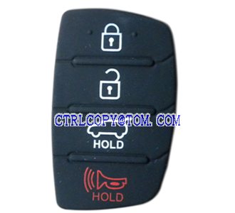 Hyundai 4 button rubber (10pcs/lot)