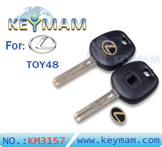 Lexus TOY48 transponder key shell 