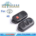 Toyota Camry 4 button remote shell