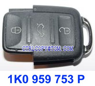 VW remote control 1K0 959 753 P