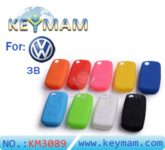 VW B5 3 buttons remote silicon rubber case (9 sets)
