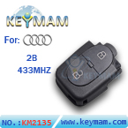 Audi 2 button 4DO 837 231 R 433Mhz