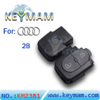 Audi 2 button remote shell(big battery)