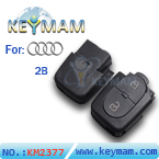 Audi 2 button remote shell(small battery)