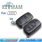 Audi 3 button flip remote key shell