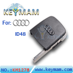 Audi ID48 filp remote key head