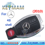Benz smart key shell 4 button 2010 (with the board plastic)