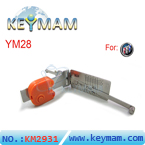 Buick YM28 lock  pick & reader 2-in-1 tool