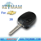 Chevrolet 2 button remote key shell