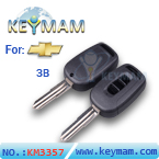 Chevrolet Captiva 3 button remote key shell 