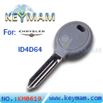 Chrysler  ID4D64 transponder key