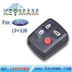 Ford remote shell 4 button (squareness)