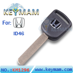 Honda HON66T14 ID46 transponder key  