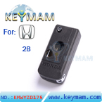 Honda 2 Button Folding Remote Key Shell 