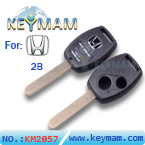 Honda 2 Button Remote Key Shell(Have Chip Slot )