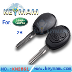 Landrover 2 button remote key shell 