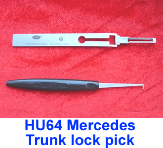 لى شى HU64 - 2 مرسيدس الجذع قفل اختيار الأدوات