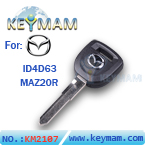 Mazda M3 M6 ID4D63 transponder key