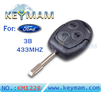 Ford Mondeo 3 button remote key 433mhz   