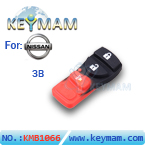 Nissan 3 Button Remote Button (10pcs/lot)