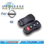 Nissan  4 button remtoe shell