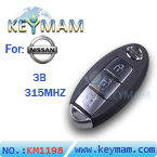 Nissan smart key 3 button 315MHZ