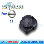 Nissan 2 Button Remote Shell 