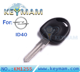 Opel ID40 transponder key (With HU46 keyblade)