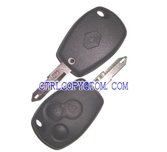 Renault 3 Button Remote Shell ключ