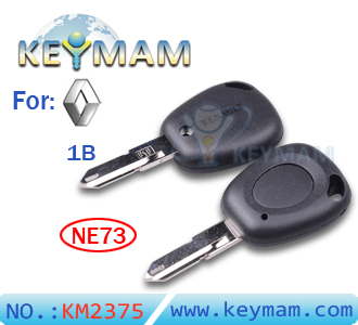 Renault  1 button remote key shell