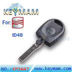 Seat ID48 transponder key