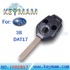 Subaru 3 button remote key shell 