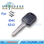 Suzuki ID4C transponder key 