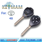 Toyota Camry 4 button remote key shell  (band open a door button)