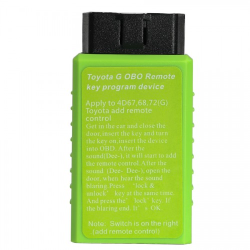 from US] Toyota G and Toyota H Chip Vehicle OBD Remote Key Programming Device