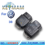 VW 3 Button Remote Shell