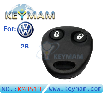 VW Santana 2 button remote shell 